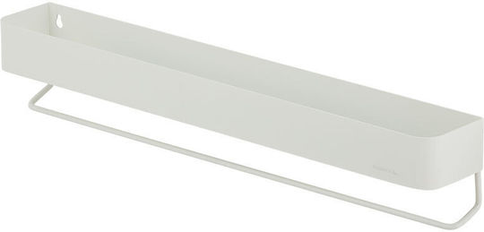 Sealskin Brix Επιτοίχια Ραφιέρα Μπάνιου Μεταλλική 55x8x10cm Λευκή