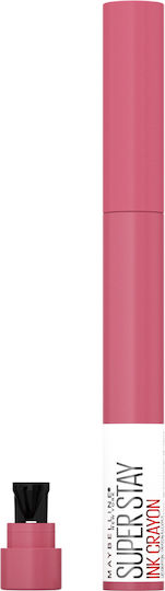 Maybelline Superstay Ink Crayon Long Lasting Pencil Lipstick Matte 90 Keep It Fun 1.5gr