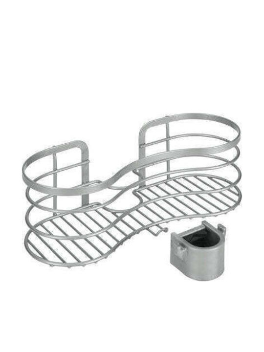 Metaltex Стенен Рафтове За Баня Метален 29x12x11см