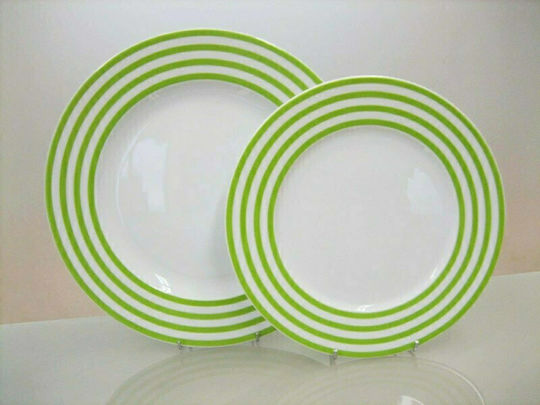 Cryspo Trio Viva Green Porcelain Dinnerware Set 20pcs