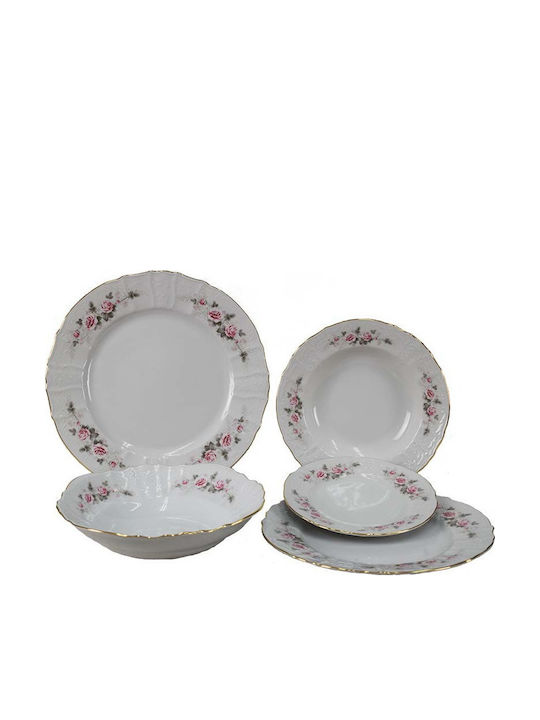 White Porcelain Dinnerware Set 20pcs