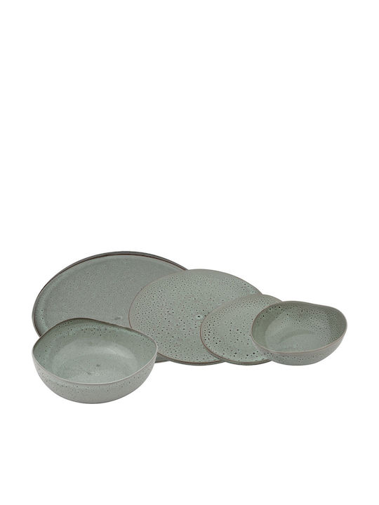 Geschirrset Porzellan Granite Inglazed Cremé Hfa – 20 Stück