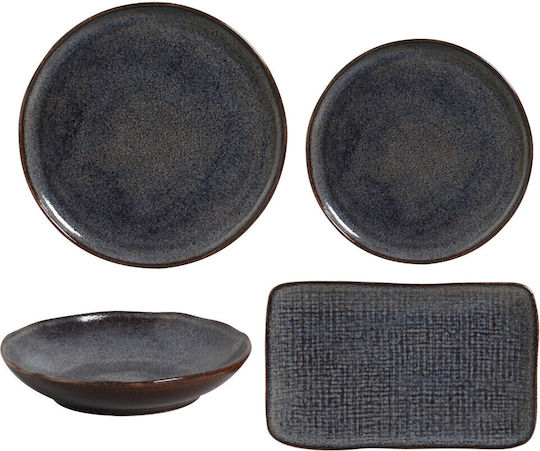 Porto Brasil Alb Ceramică Set de Vase 19buc