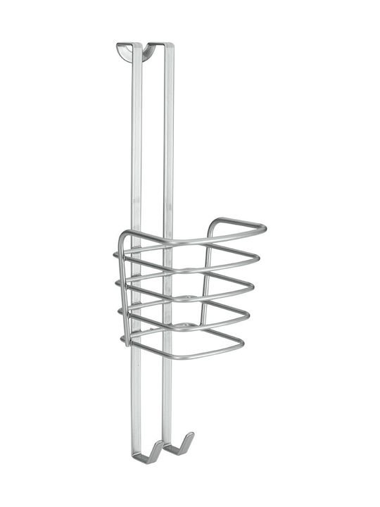 Metaltex 402310 Επιτοίχια Ραφιέρα Μπάνιου Μεταλλική με 1 Ράφι 11x13x37cm