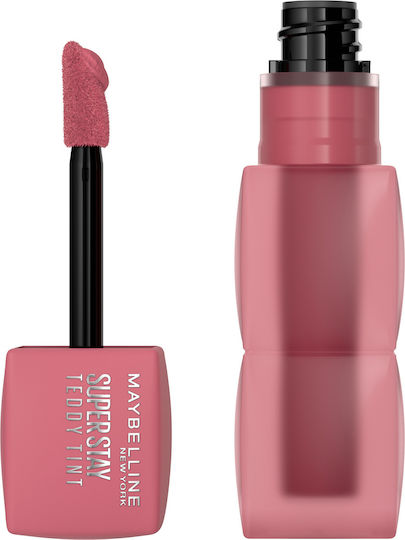Maybelline Super Stay Teddy Tint Lang anhaltend Flüssig Lippenstift Matt 55 Knee High 5ml