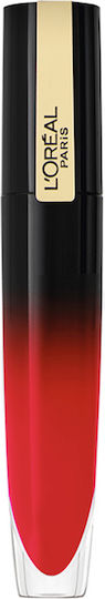 L'Oreal Paris Brilliant Rouge Signature Υγρό Κραγιόν 311 Be Brilliant 6.40ml