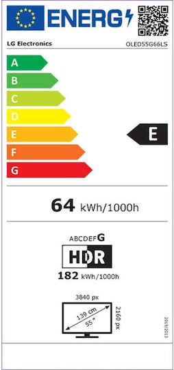 LG Smart Televizor 55" 4K UHD OLED Evo AI G6 HDR (2026) OLED55G66LS
