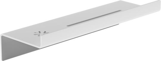 Verdi Стенен Рафт за баня Метален 30x9.3x7см Бял