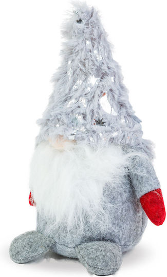 Scandinavian Christmas Gnome 24 Cm Decorative Textile Elf Beard