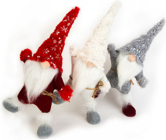 Skandinavischer Weihnachtszwerg 48 Cm Große Dekorative Textilfigur Elf Bart