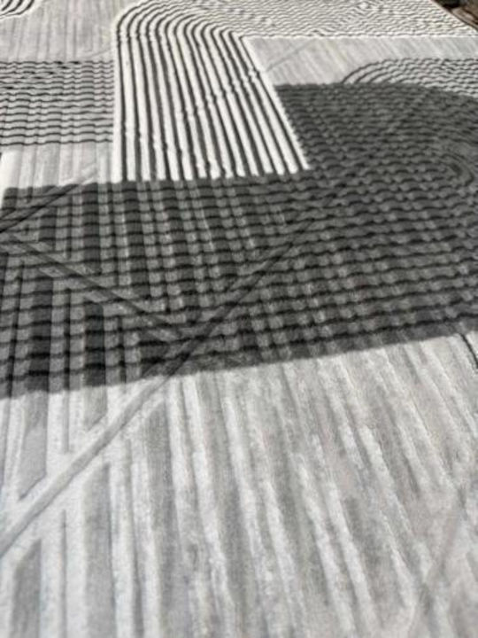 Linea Home 4063 Non-Slip Rug Runner Gray 70x200cm