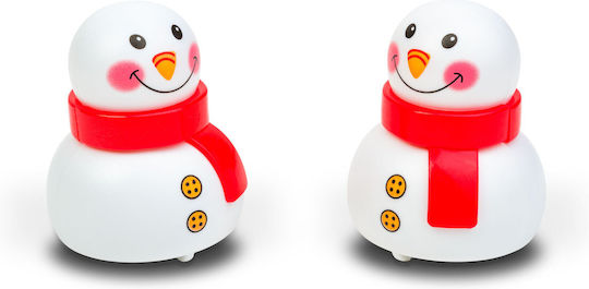 Christmas Figurine Snowman Model Pull Back Mechanism 6x5x4 Cm