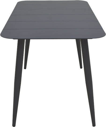 Heven Vista 5-Teile Garten- und Outdoor-Möbelset Schwarz Für klassische Veranda
