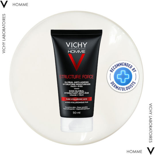 Vichy Homme Structure Force 24h Men's Cream Face 50ml