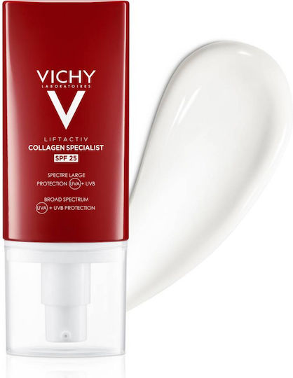 Liftactiv Colagen Specialist Light Cremă Anti-îmbătrânire și Tonifiere de Zi cu Factor de Protecție Solară 25 cu Vitamina C și Colagen 50ml