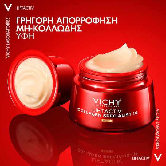Vichy Liftactiv Collagen Specialist 16 Refill Cream Face Day with SPF50 50ml
