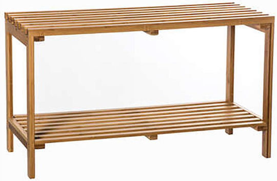 Atmosphera Επιδαπέδια Ραφιέρα Μπάνιου Bamboo με 2 Ράφια 78x32x45.5cm Atmosphera Επιδαπέδια Ραφιέρα Μπάνιου Bamboo με 2 Ράφια 78x32x45.5cm
