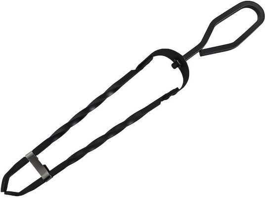 Relaxdays Kaminzange Schwarz