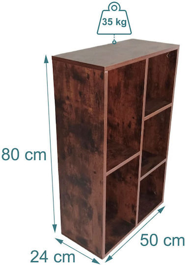 Bibliotecă Culoare Maro 50x24x80 cm