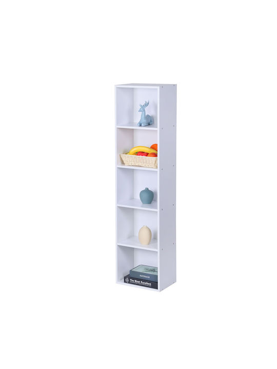 Bibliotecă White 32x24x132 cm