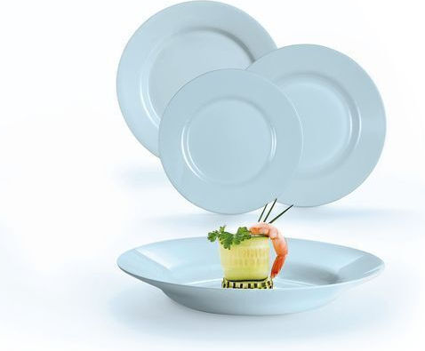 Luminarc Blue Porcelain Dinnerware Set 18pcs