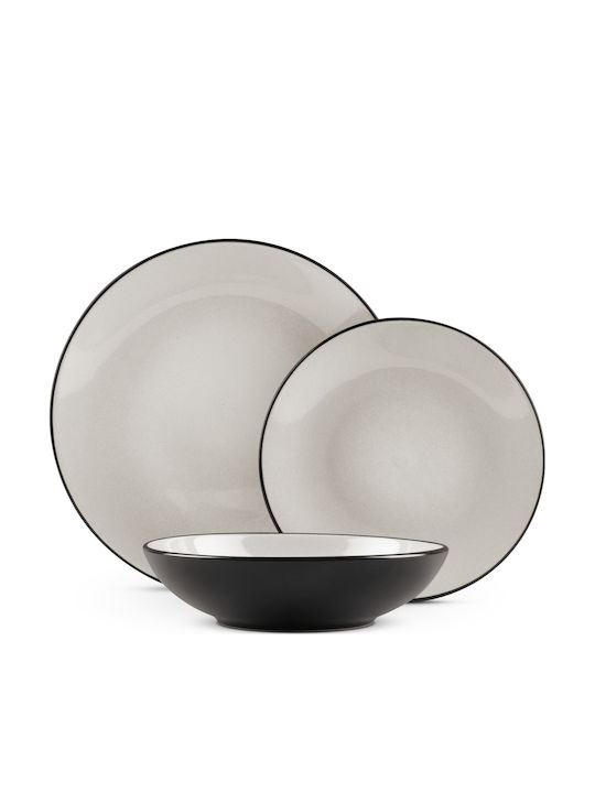 Berlinger Haus White Ceramic Dinnerware Set 18pcs