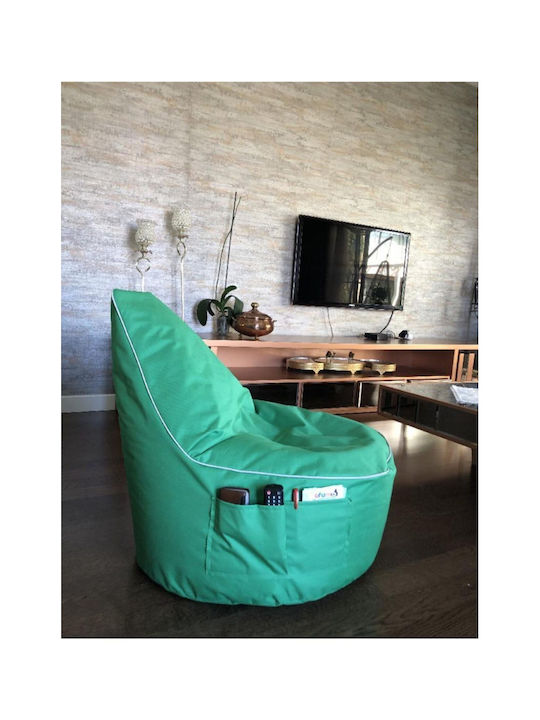 SteweHome Sitzsack Birne Wasserdicht Grüner 40x60x70cm
