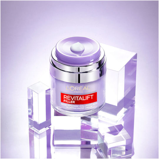 L'Oreal Paris Revitalift Filler Κρέμα Προσώπου για Ενυδάτωση, Αντιγήρανση & Λάμψη με Υαλουρονικό Οξύ 50ml