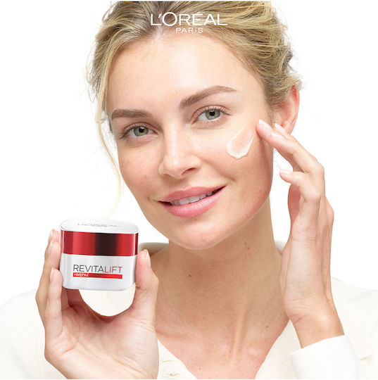 L'Oreal Paris Revitalift Κρέμα Προσώπου Ημέρας για Ενυδάτωση, Αντιγήρανση & Σύσφιξη με Ρετινόλη & Πεπτίδια 50ml