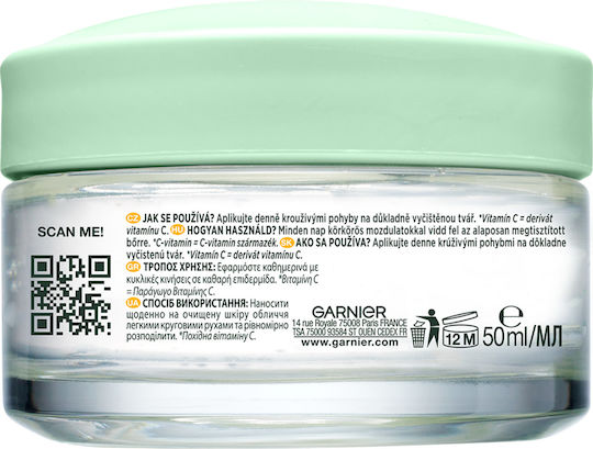 Garnier Skin Naturals 48ωρο Ενυδατικό Gel Προσώπου Ημέρας με Βιταμίνη C 50ml
