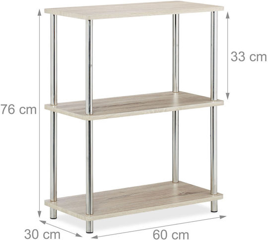 Bibliotecă Maro Deschis 60x30x76 cm