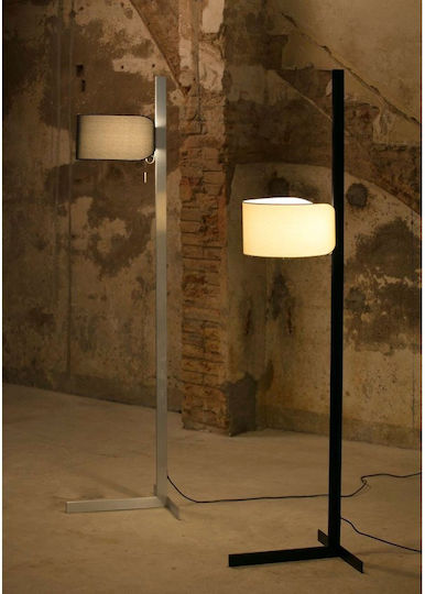 Faro Barcelona Stand Stehleuchte H175xB40cm. mit Fassung für Lampe E27 Schwarz