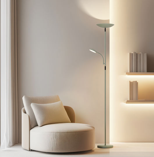 Viokef LED Стояща Лампа В178xД250см 1900lm Зелена