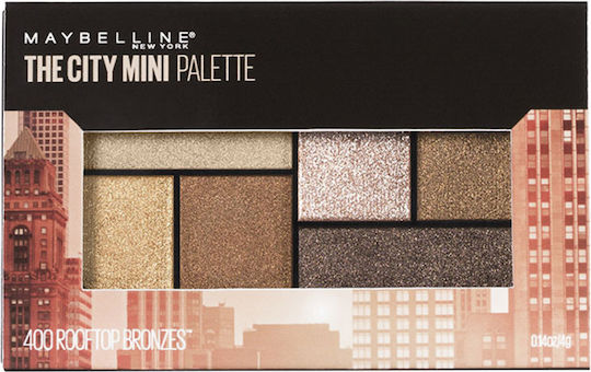 Maybelline The City Mini Παλέτα με Σκιές Ματιών σε Στερεή Μορφή 400 Rooftop Bronzes 6gr