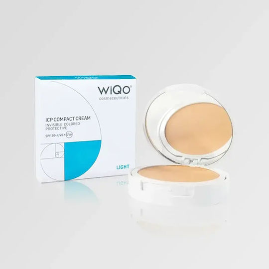 WiQo Compact Foundation SPF50 Ανοιχτό Χρώμα