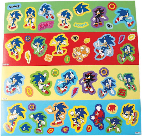 Gim Άλμπουμ Αυτοκόλλητων Sonic Sonic