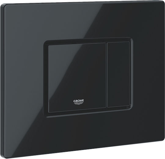 Grohe Плоча за тоалетни чинии Двойно промиване Glossy Black