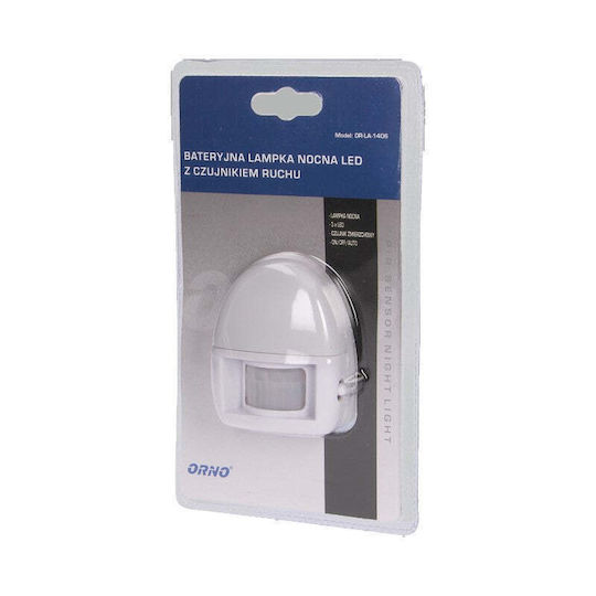 Orno LED Night Light Switch with Battery Powered and Motion Sensor 1pcs