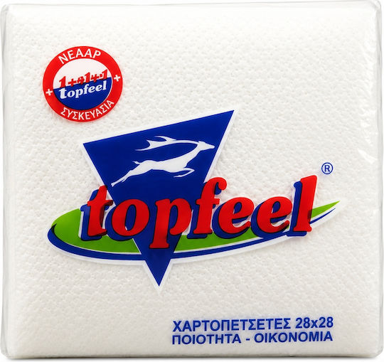 Χαρτοπετσετα Μονη 28χ28 45φ 65gr