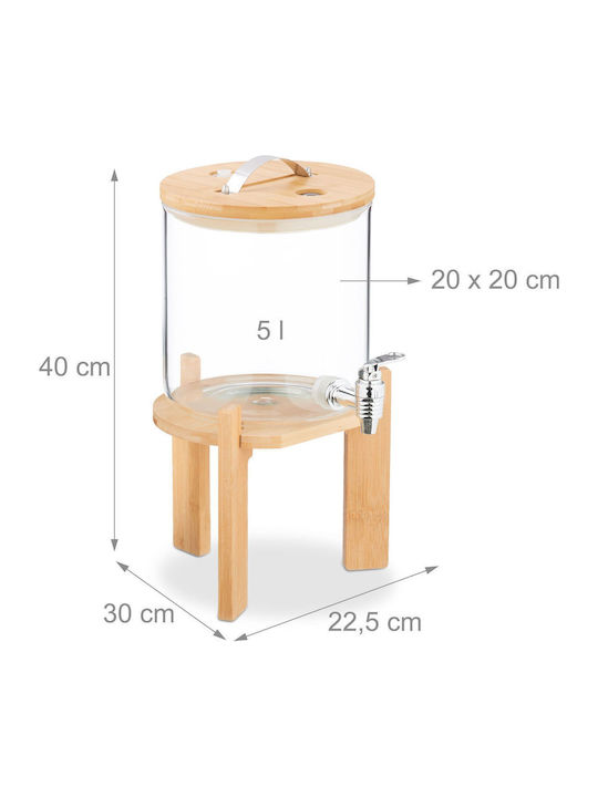 Relaxdays Dozator Pentru Băuturi Calde Și Reci L40 X l30 X H22,5 Cm