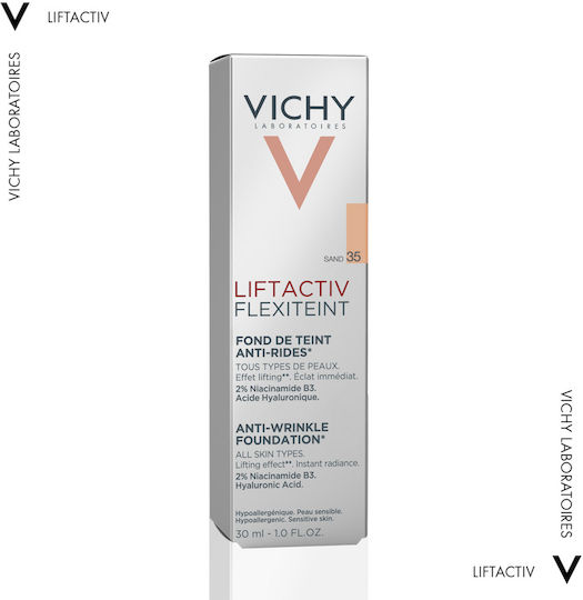 Vichy Liftactiv Flexiteint SPF20 Liquid Foundation 35 Sand 30ml