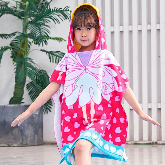 Motif 02 Kid's Beach Poncho Light Blue