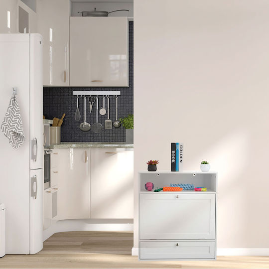 Relaxdays pentru Câine 68cm în Culoare Albă