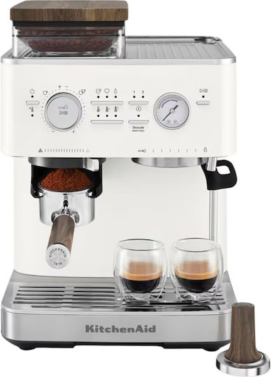 Kitchenaid Espresso Accessories Set Walnut Wood Portafilter Tamper Keswas