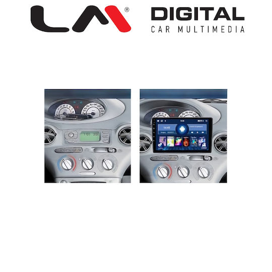 LM Digital Автомобилна Аудио Система за Toyota Yaris 1999 > 2005 (Bluetooth/USB/Вграден Wi-Fi/GPS/Apple CarPlay/Android Auto)