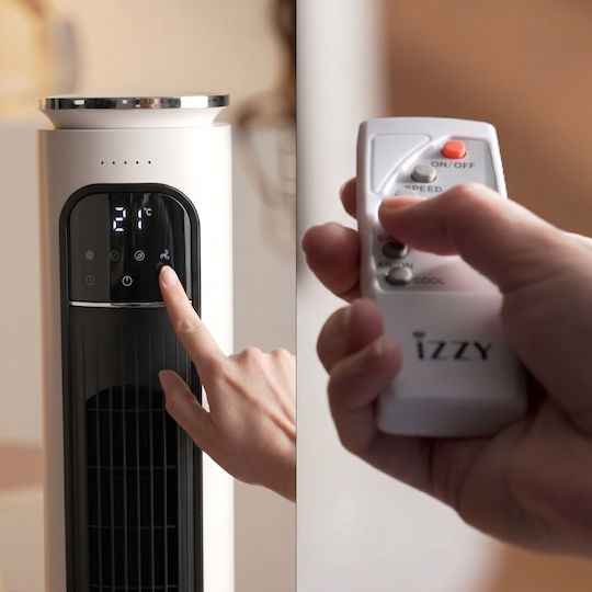 Izzy Iz-9047 Tower Fan 65W With Remote Control Copper