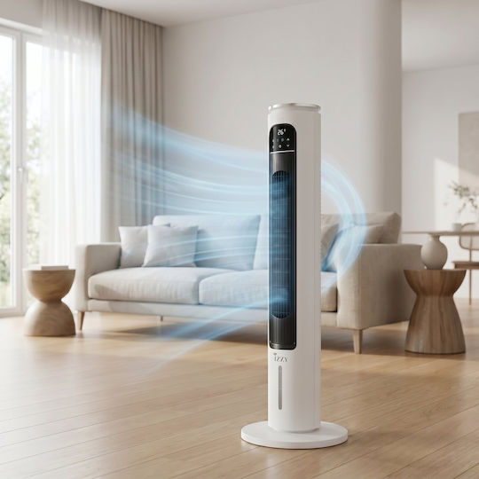 Izzy Iz-9047 Tower Fan 65W With Remote Control Copper