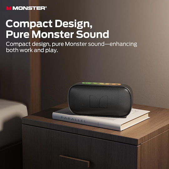 Monster S150 Boxă Bluetooth Impermeabilă 14W cu Durată a Bateriei de până la 20 de ore Neagră