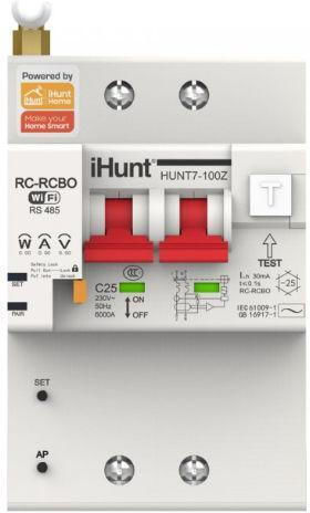iHunt Двуполюсен Превключвател На Релса WiFi 32A