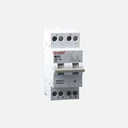 Zweipolig Umstellung Schienenumschalter 400V 40A